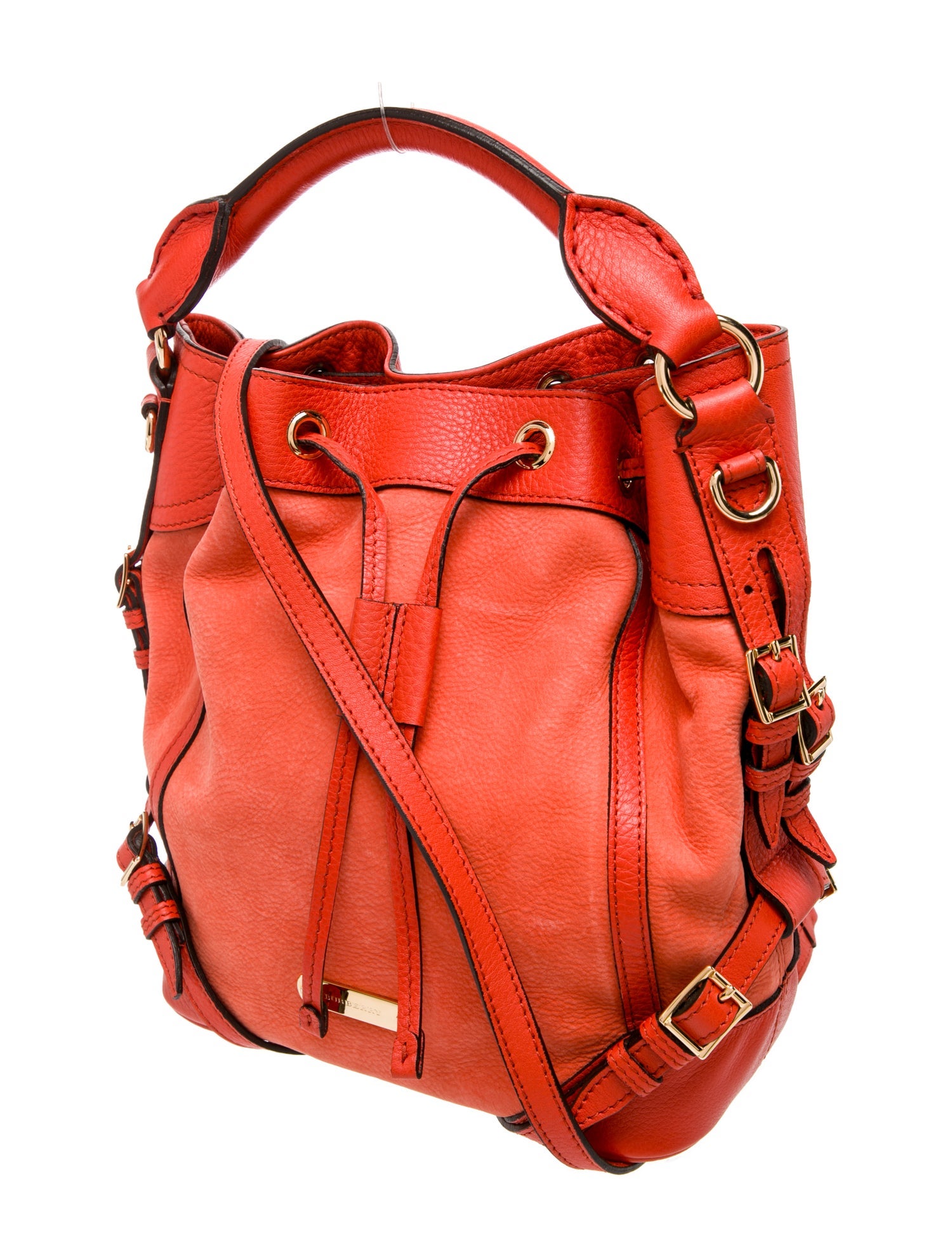 Burberry Suede Bucket Bag