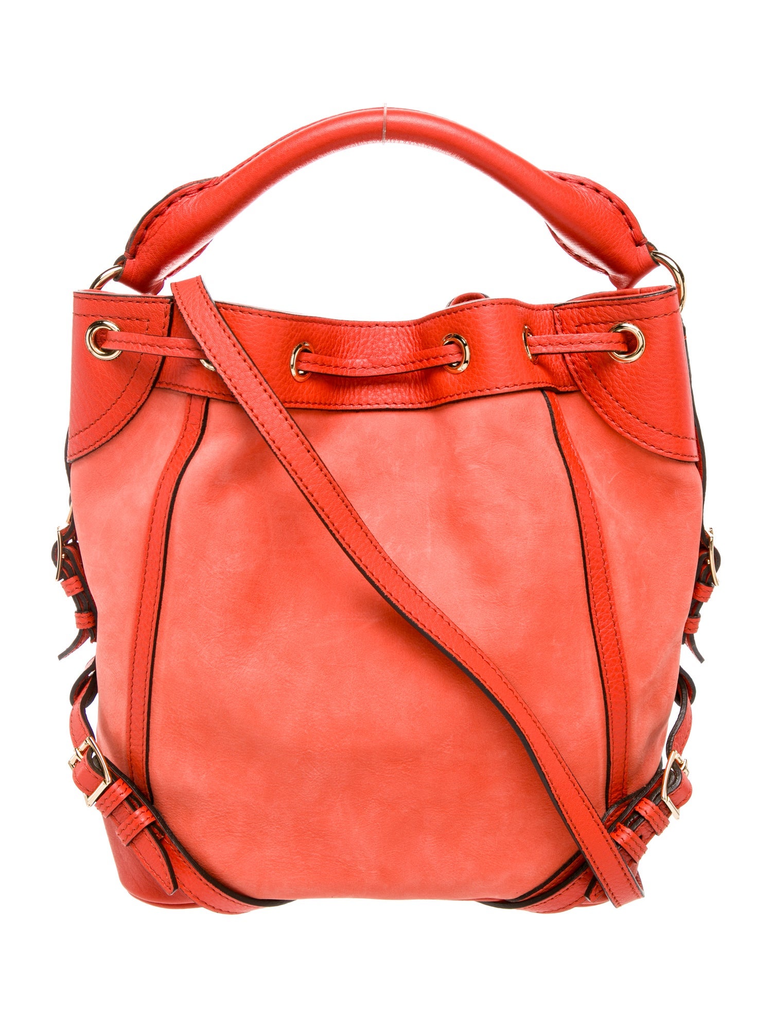 Burberry Suede Bucket Bag