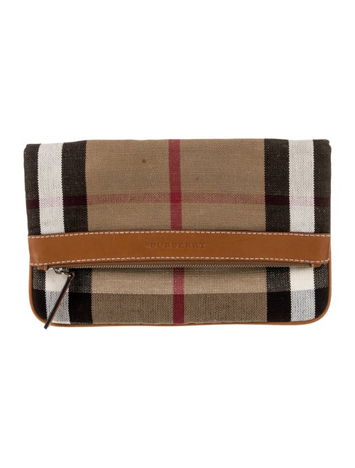 Burberry Canvas Clutch