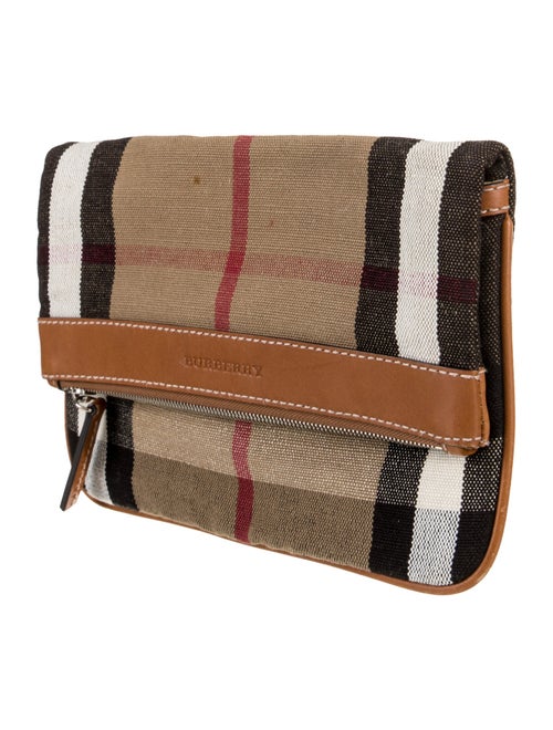 Burberry Canvas Clutch