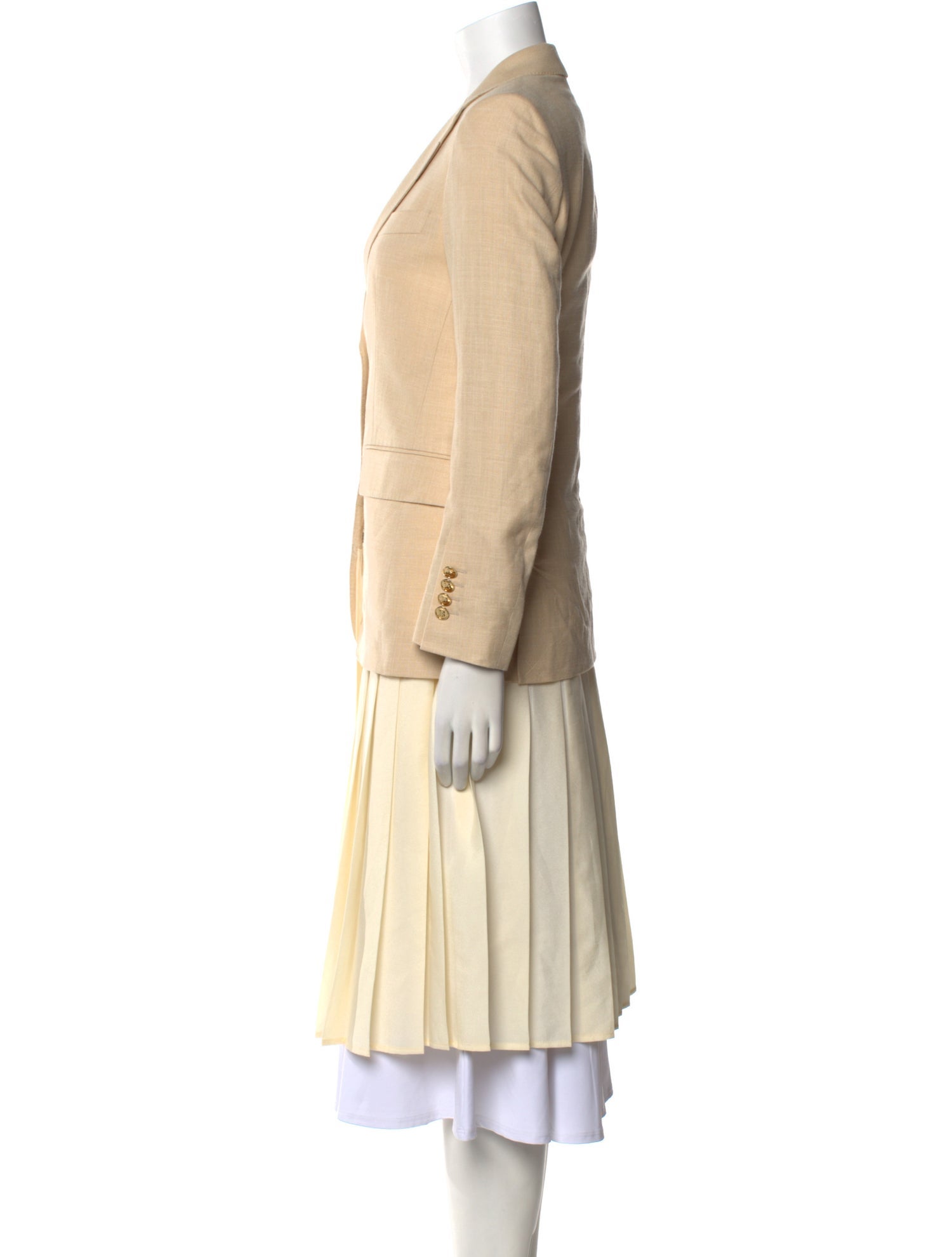 Burberry Wool Midi Length Dress