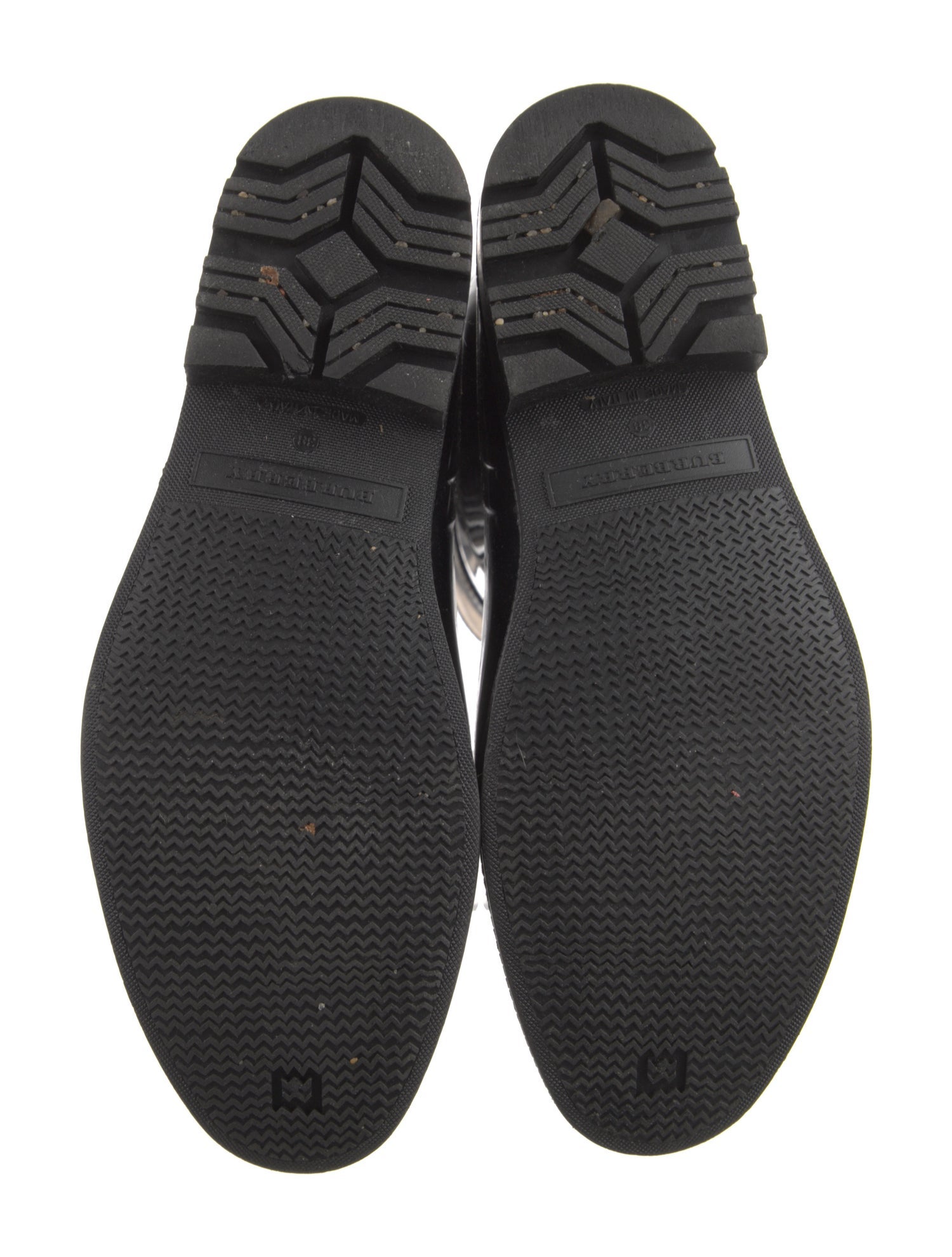 Burberry Rubber Plaid Print Rain Boots