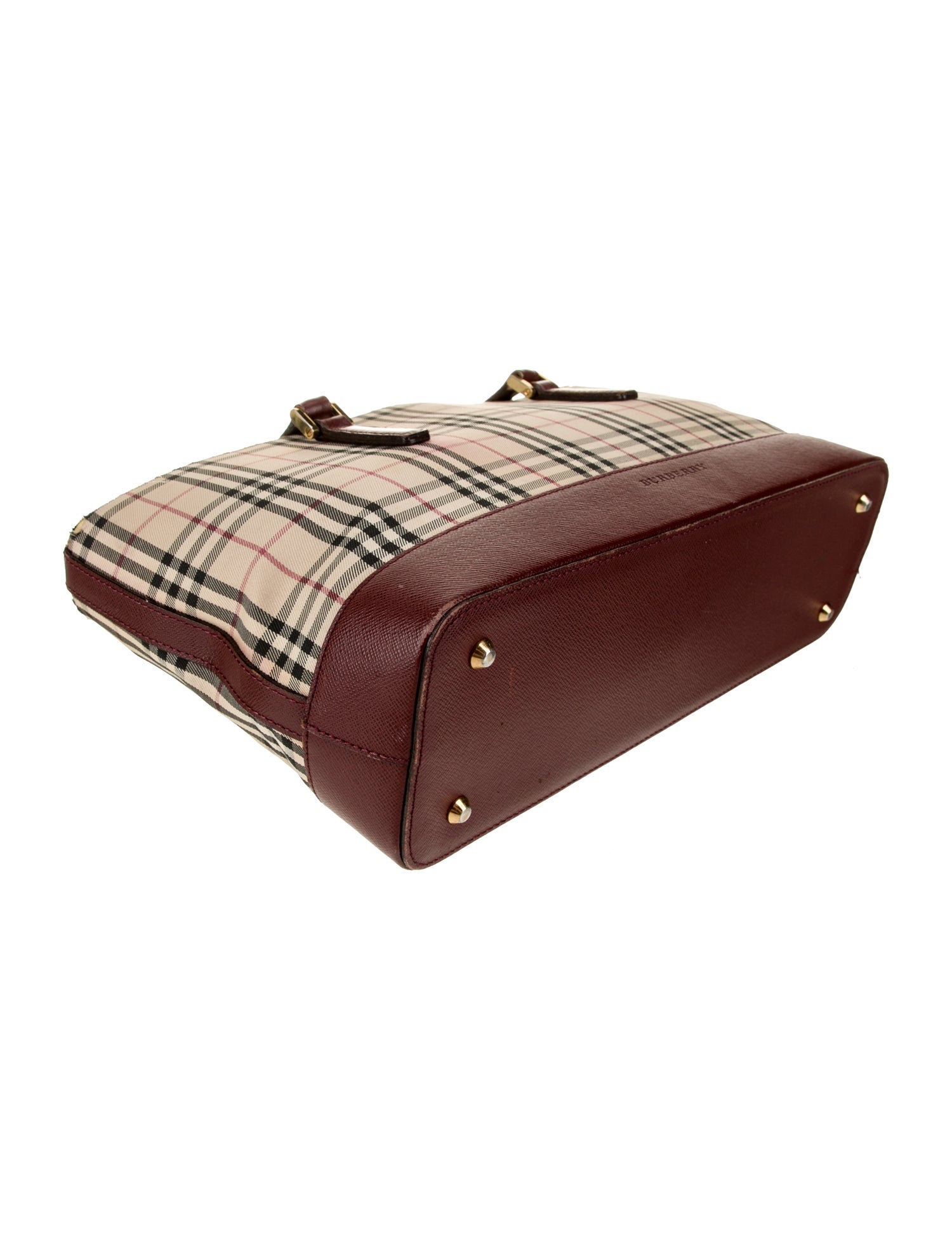 Burberry Nova Check Top Handle Bag Vintage