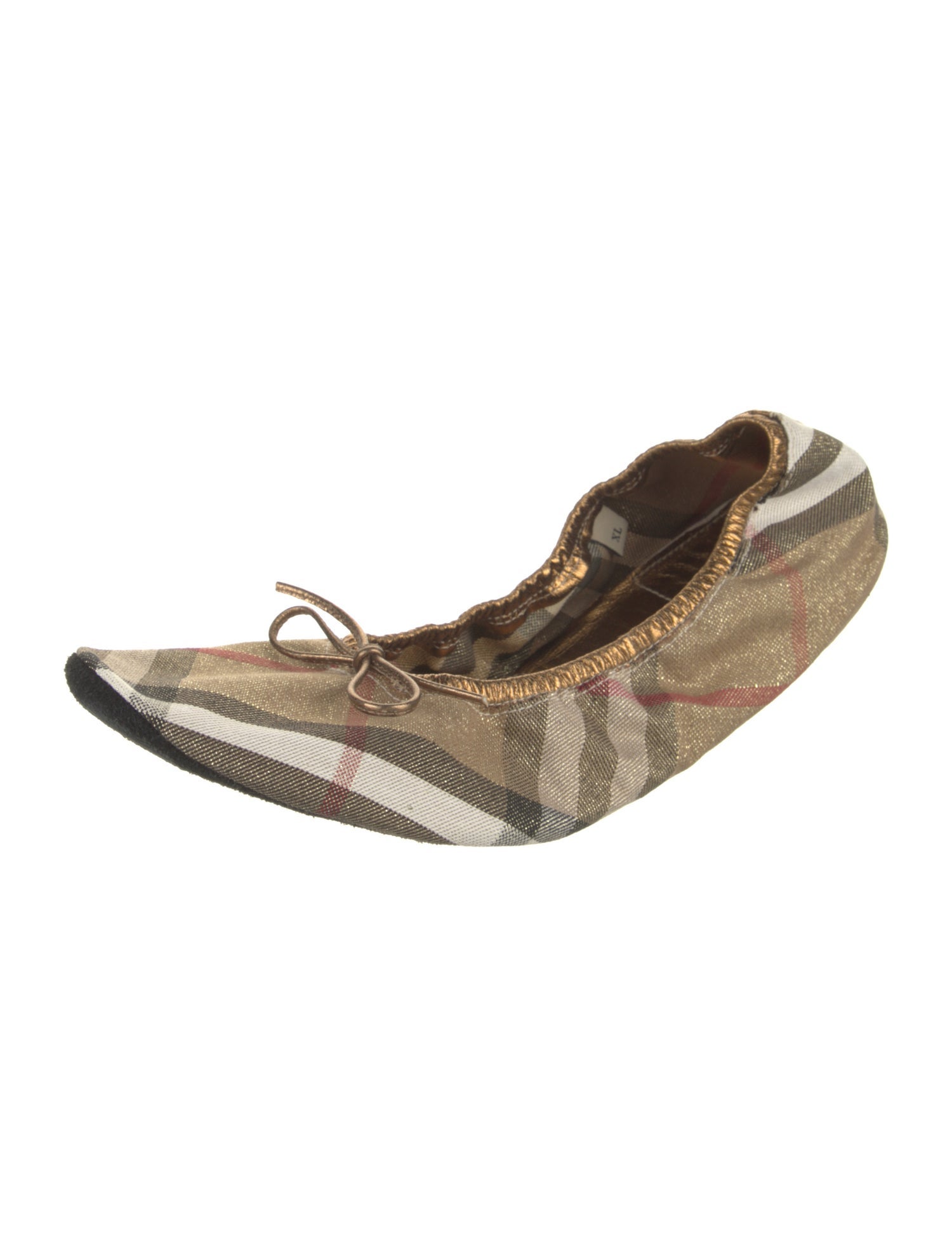 Burberry House Slippers House Check Pattern Ballet Flats