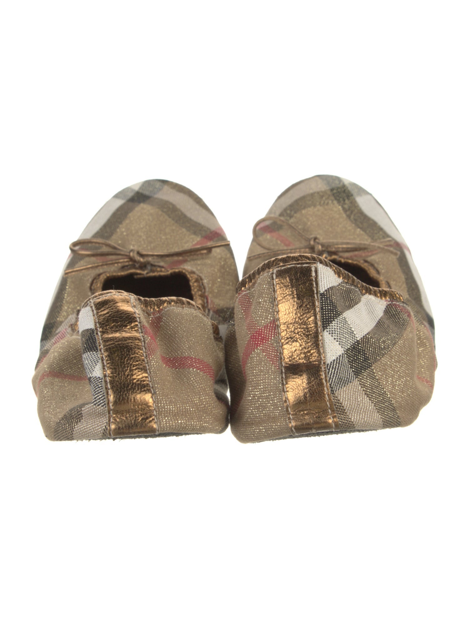 Burberry House Slippers House Check Pattern Ballet Flats