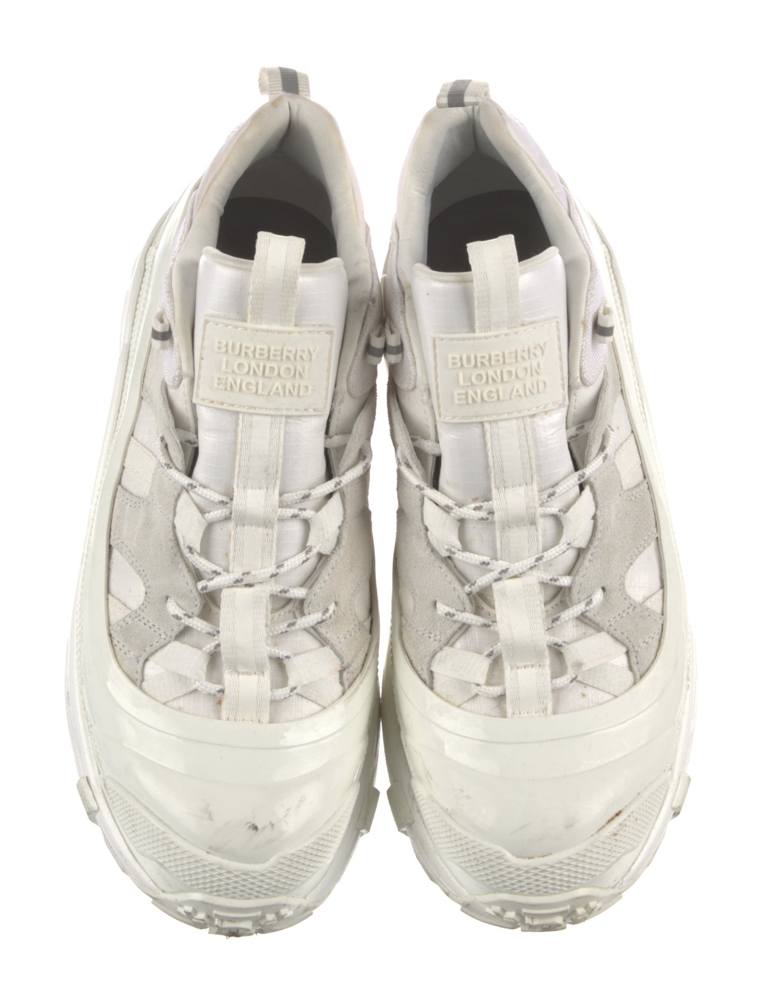 Burberry Colorblock Pattern Sneakers
