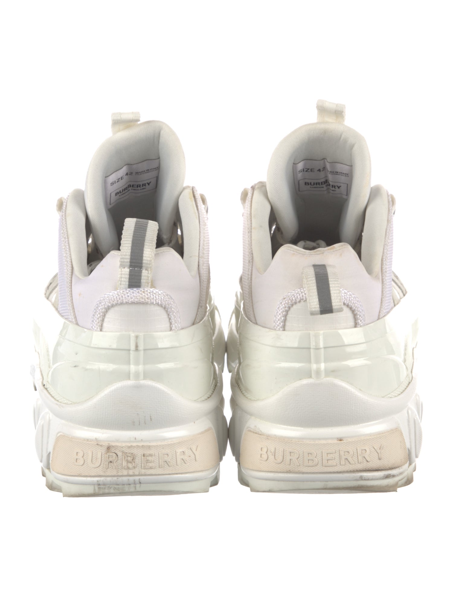 Burberry Colorblock Pattern Sneakers