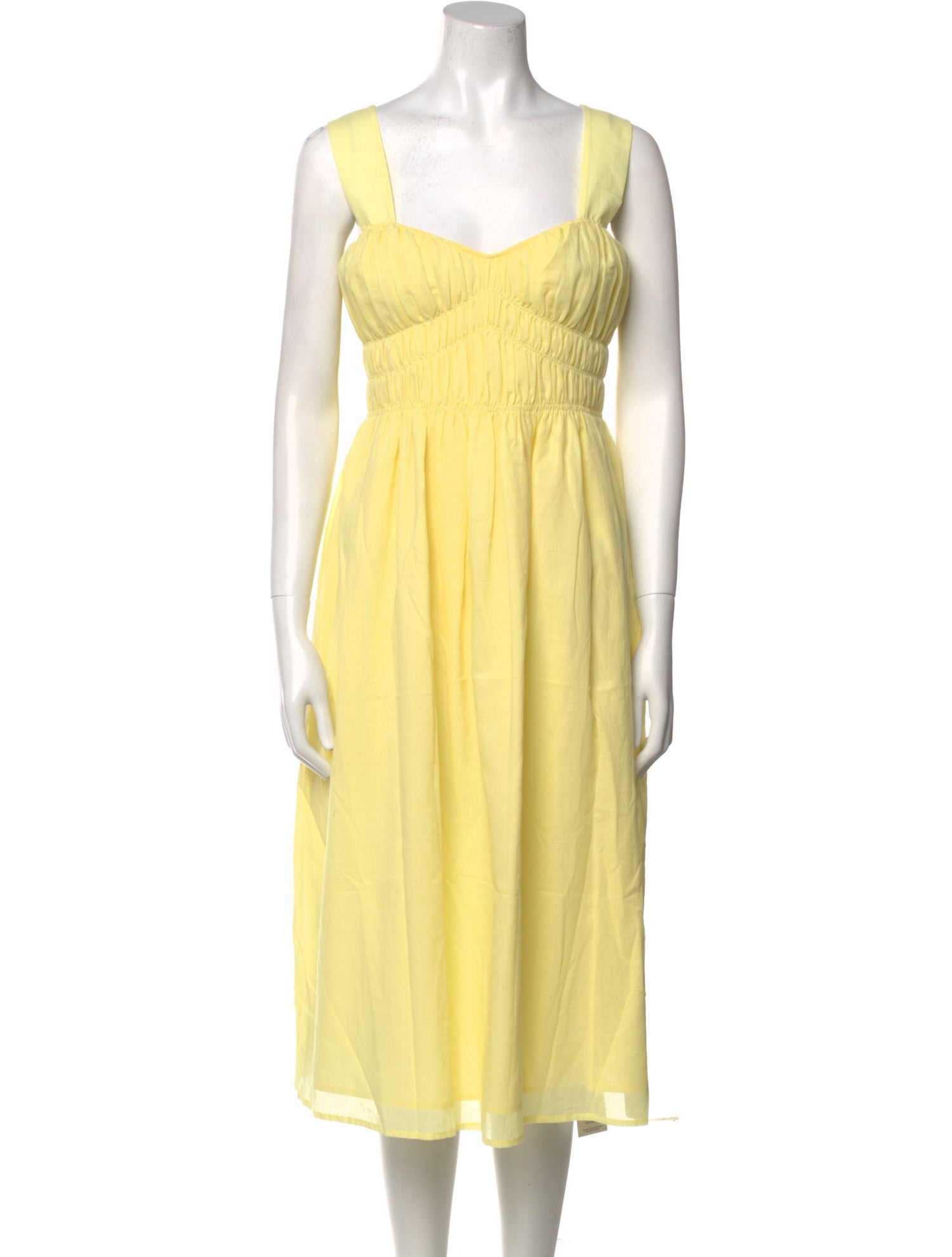 Burberry Square Neckline Midi Length Dress w/ Tags