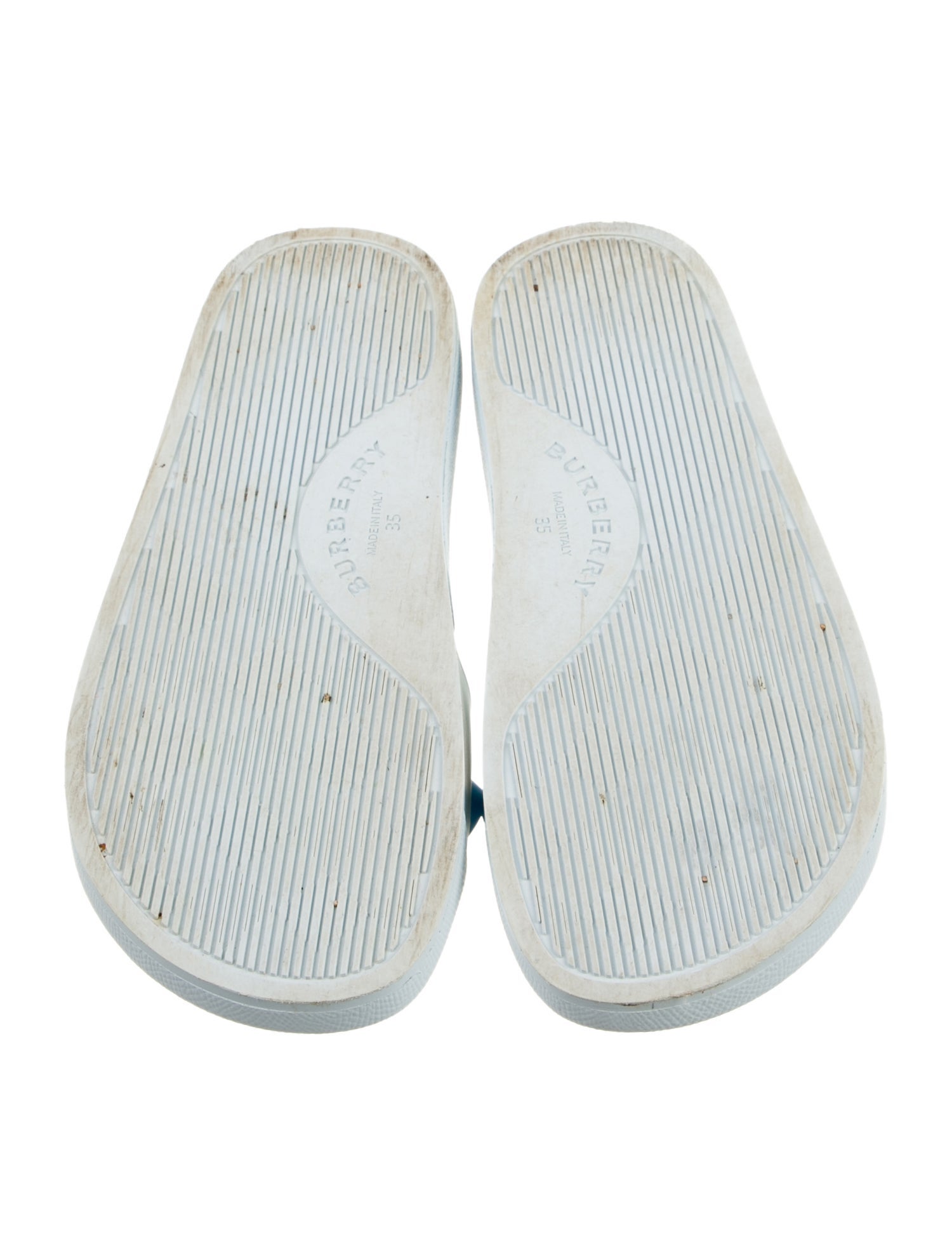 Burberry Rubber Polka Dot Print Slides