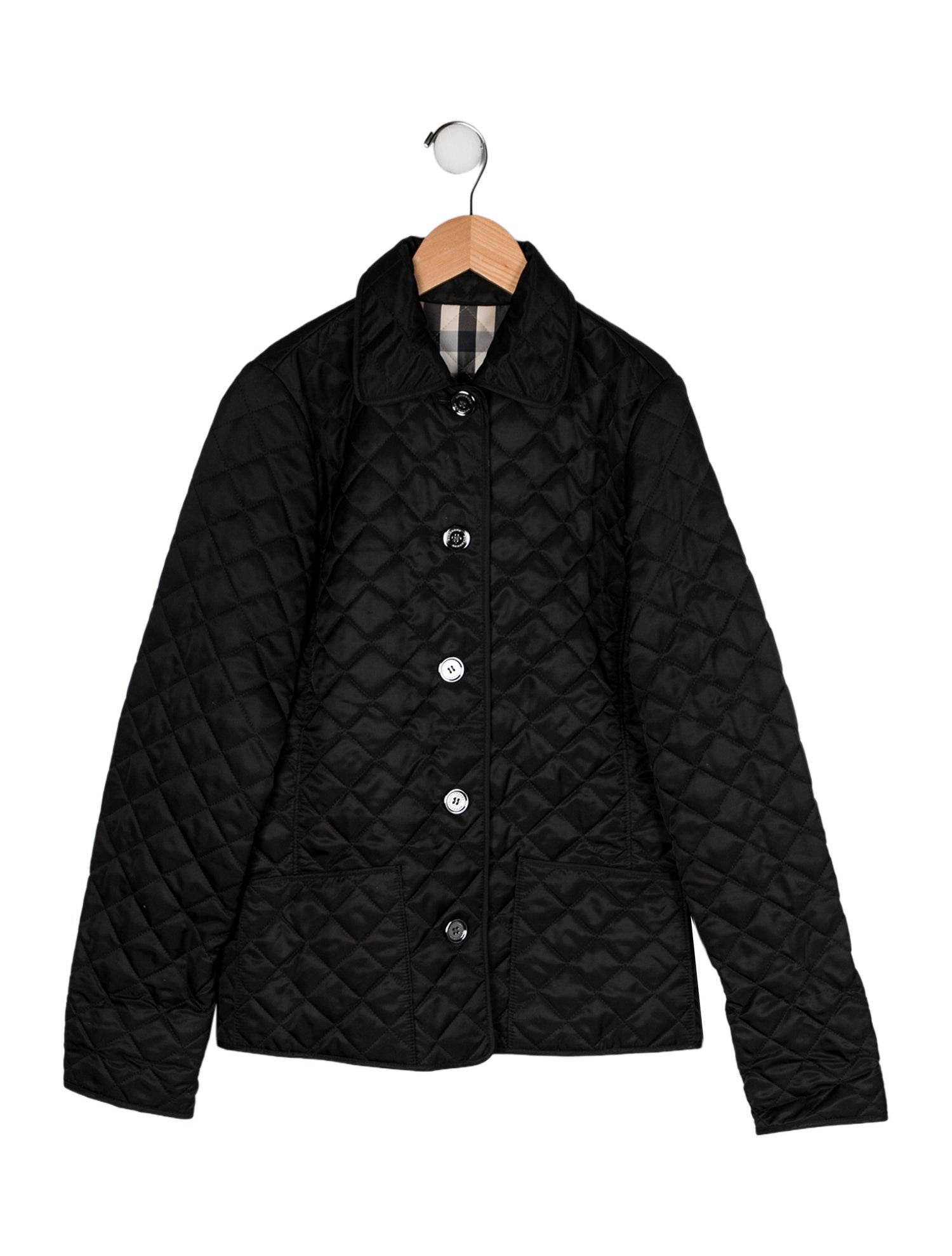 Burberry Solid Quilted Coat