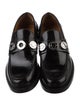 Burberry Patent Leather Studded Accents Loafers