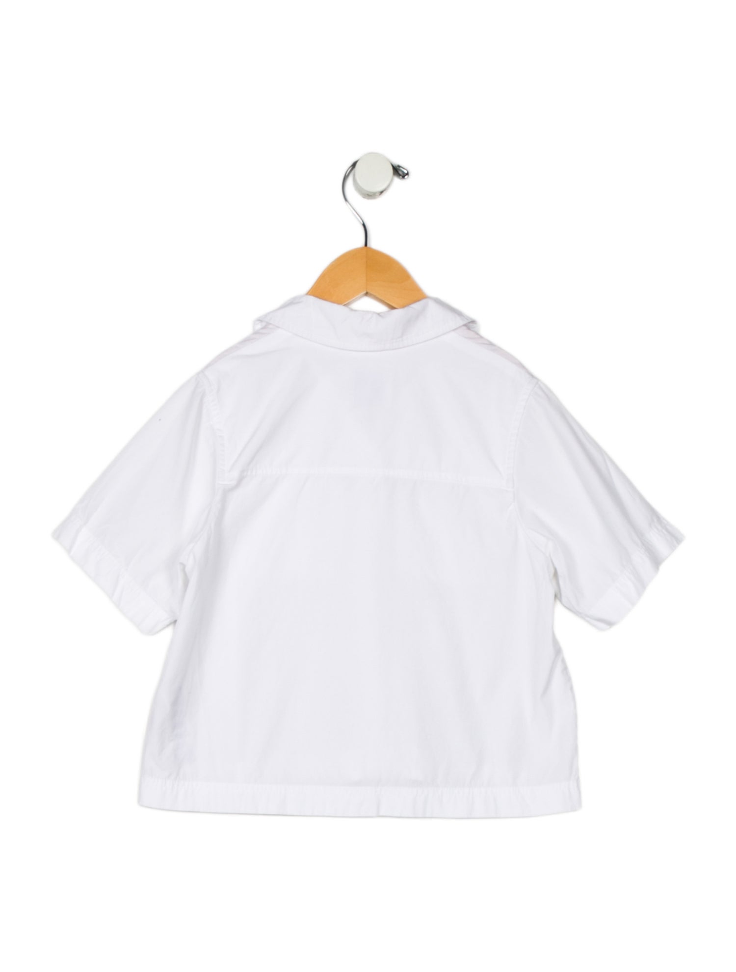 Burberry toddler girls' white and black shirt