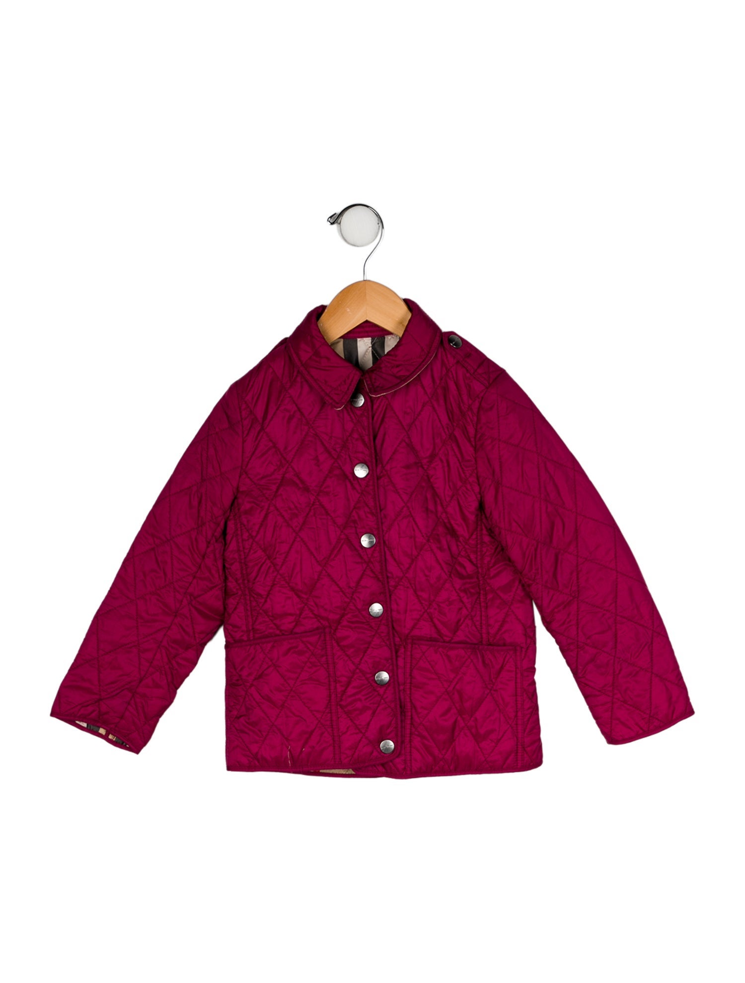 Burberry Solid Quilted Jacket