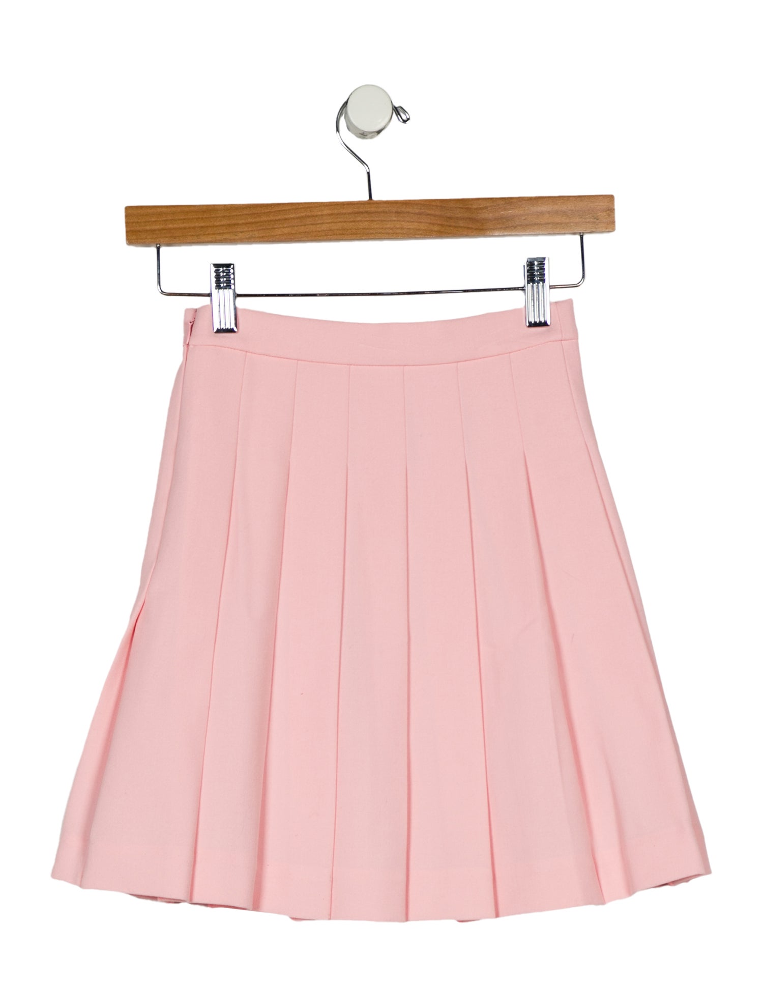 Burberry Girls' Embroidered Logo Pleated Knee-Length Skirt