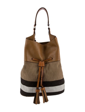 Burberry House Check Bucket Bag