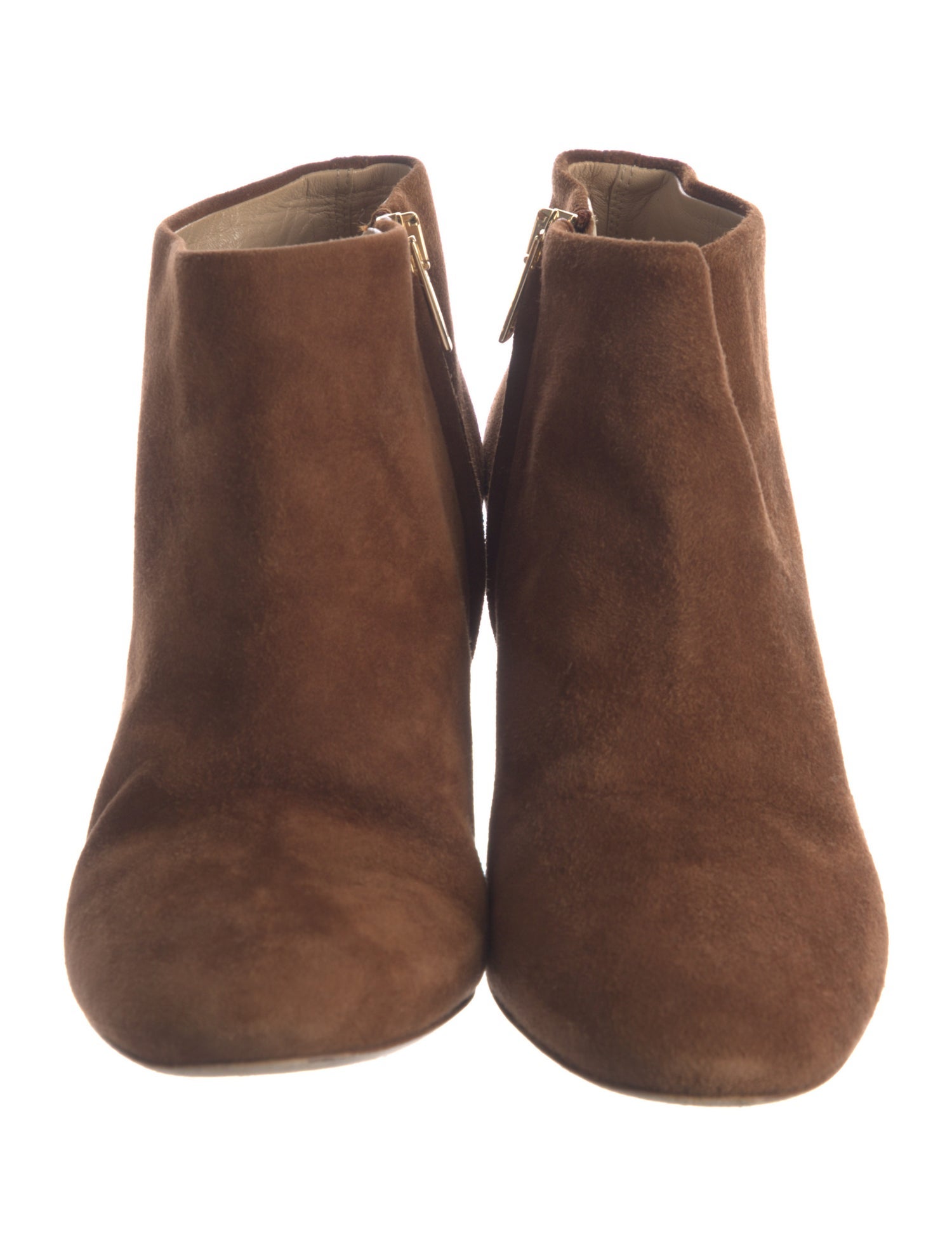 Burberry Suede Colorblock Pattern Boots