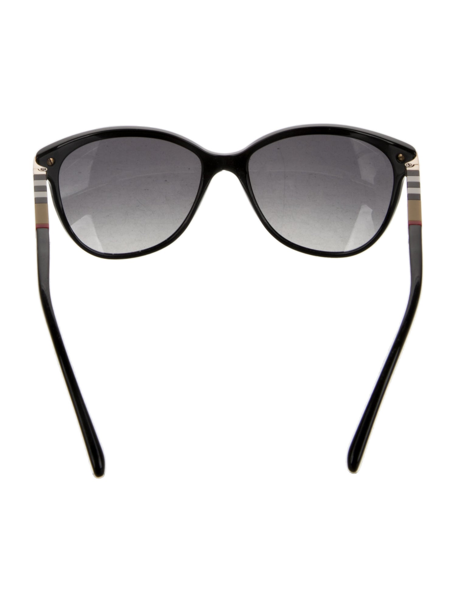 Burberry Nova Check Pattern Cat-Eye Sunglasses