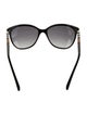 Burberry Nova Check Pattern Cat-Eye Sunglasses