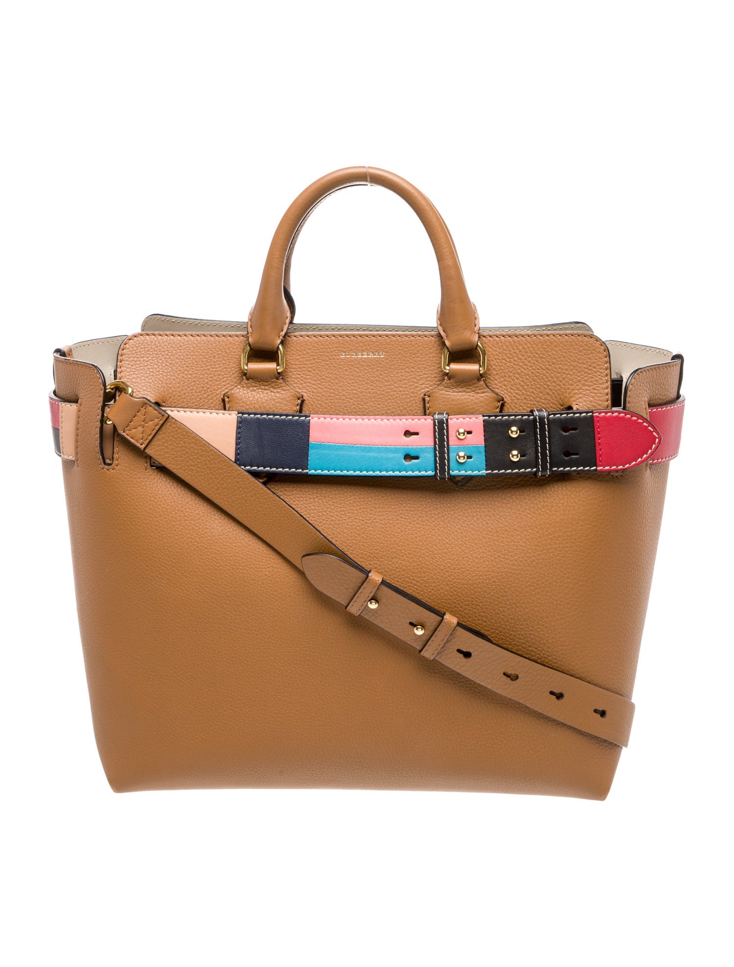 Burberry Leather Belt Tote Medium