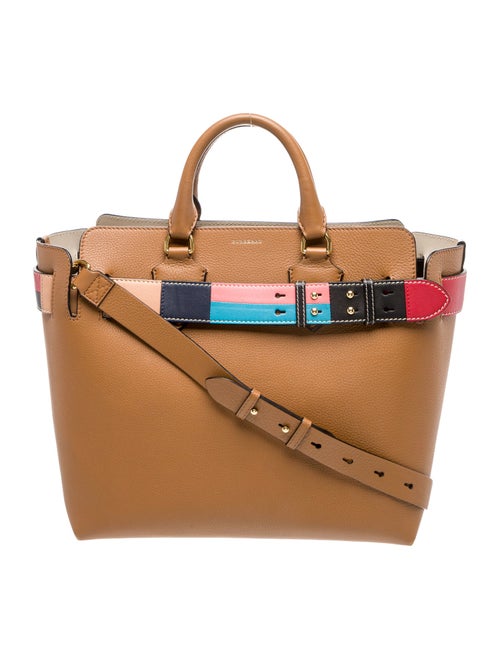Burberry Leather Belt Tote Medium