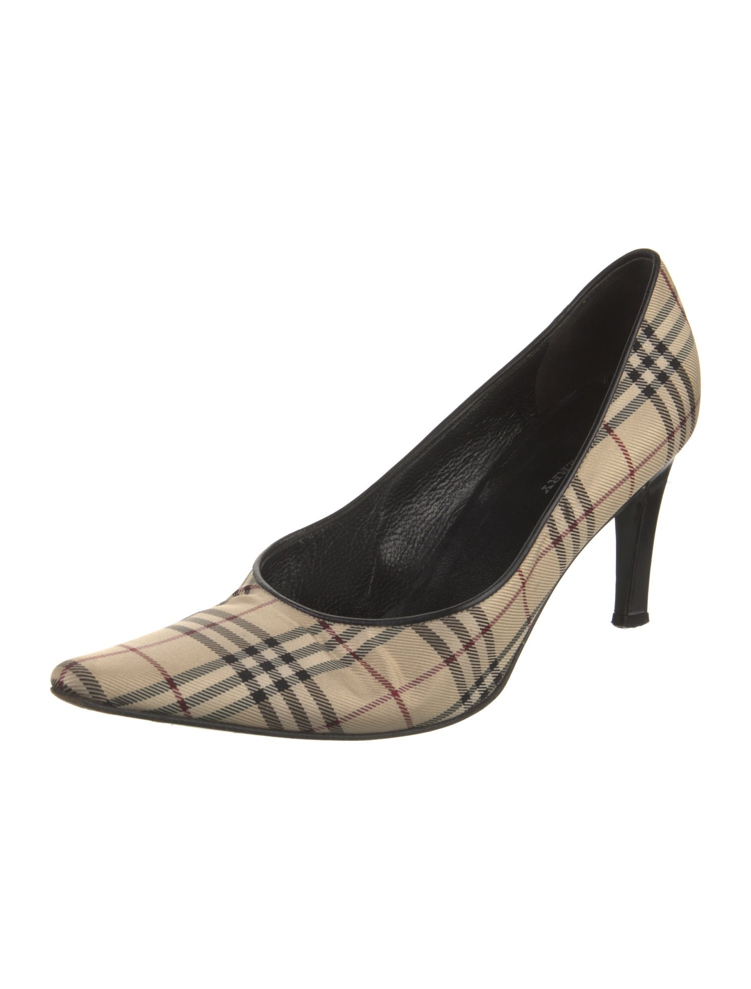 Burberry Vintage Check Canvas Pumps