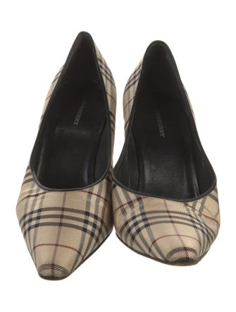 Burberry Vintage Check Canvas Pumps