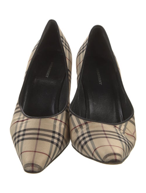 Burberry Vintage Check Canvas Pumps
