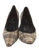 Burberry Vintage Check Canvas Pumps