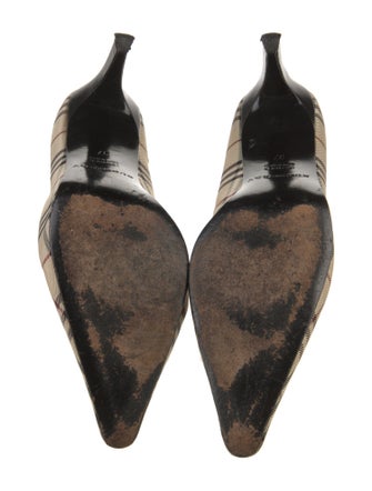 Burberry Vintage Check Canvas Pumps