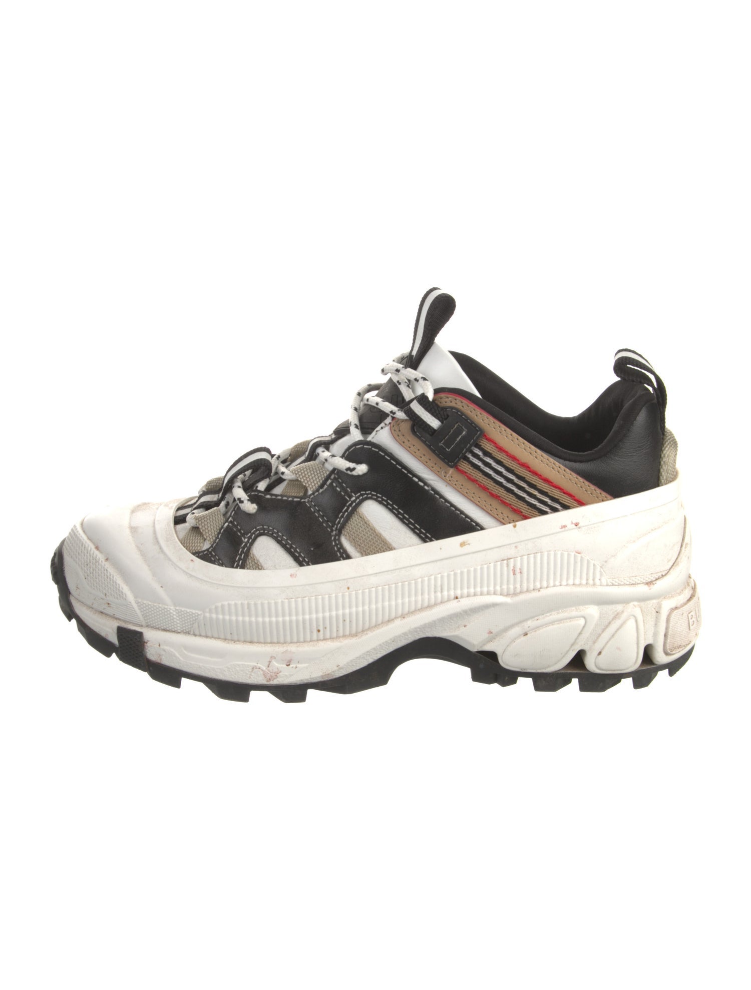 Burberry Leather Printed Sneakers