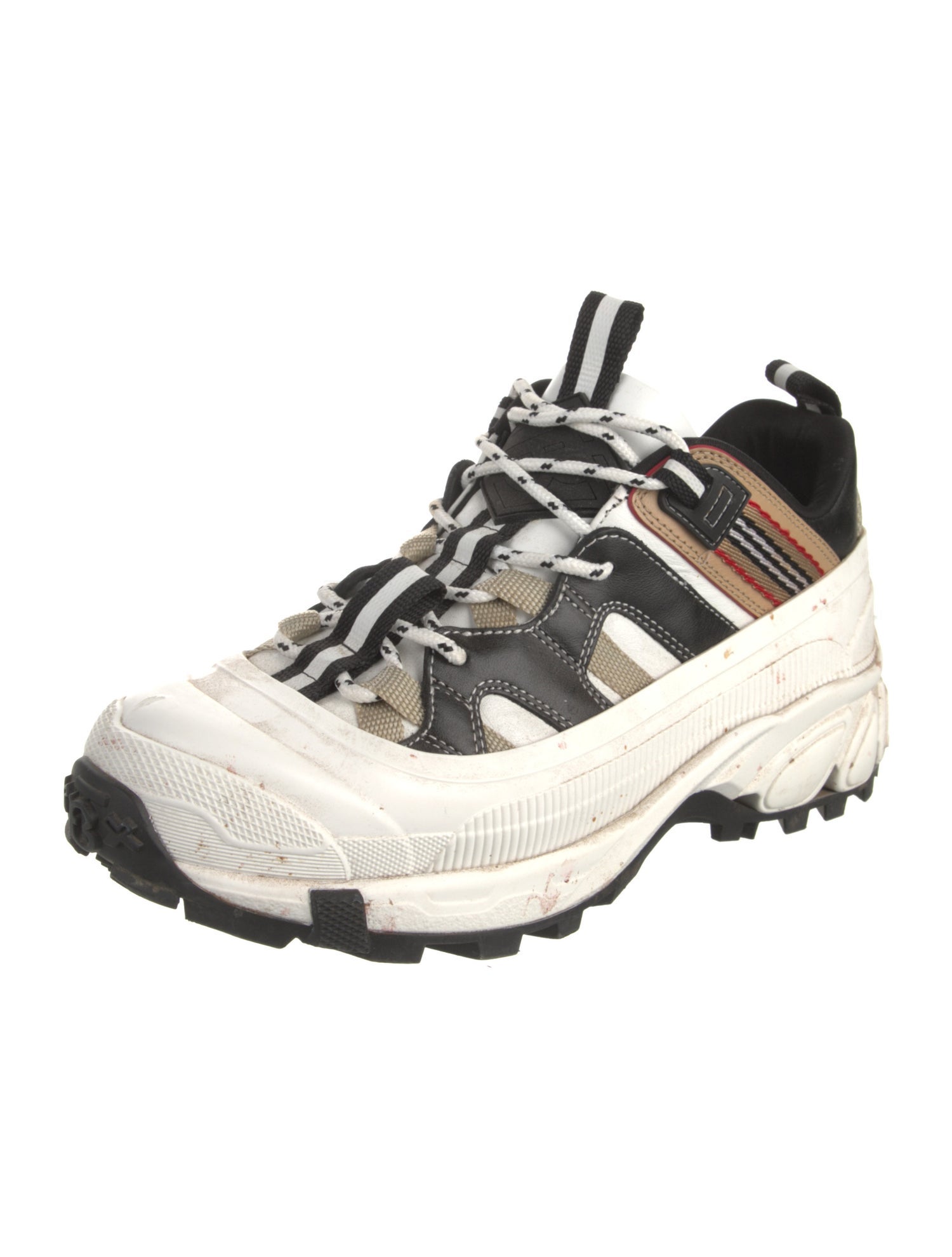 Burberry Leather Printed Sneakers