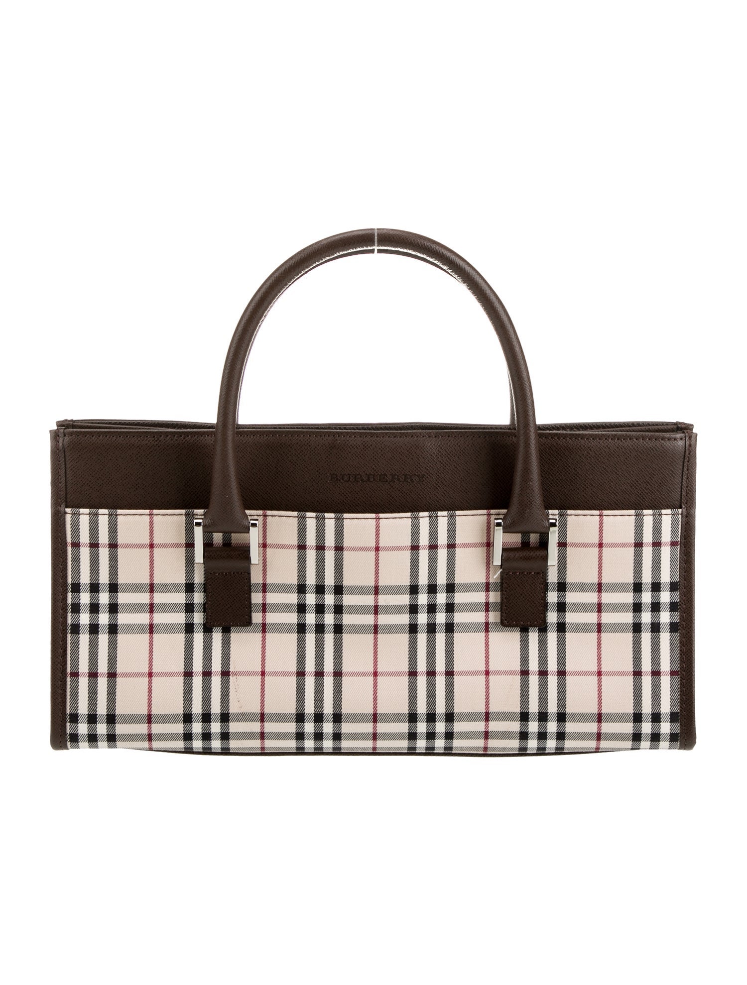 Burberry Nova Check Top Handle Bag
