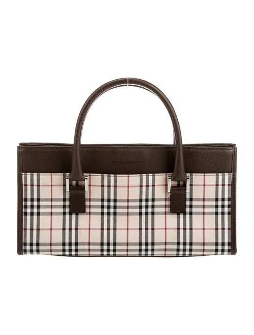 Burberry Nova Check Top Handle Bag
