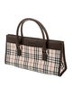 Burberry Nova Check Top Handle Bag