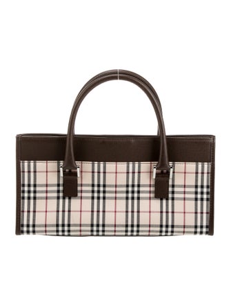 Burberry Nova Check Top Handle Bag