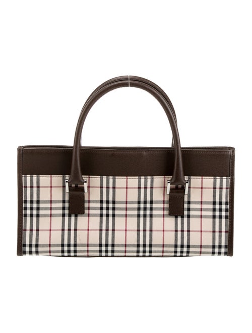 Burberry Nova Check Top Handle Bag