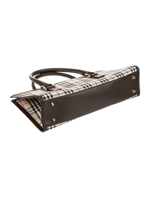 Burberry Nova Check Top Handle Bag