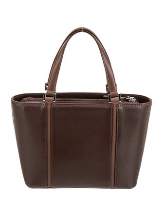 Burberry Leather Top Handle Bag