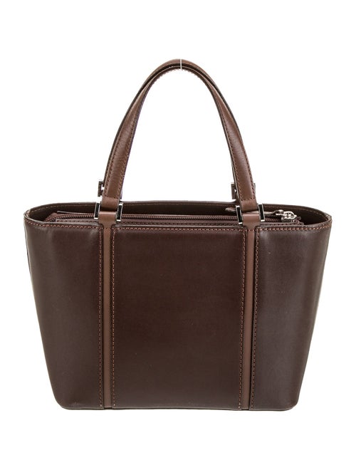 Burberry Leather Top Handle Bag