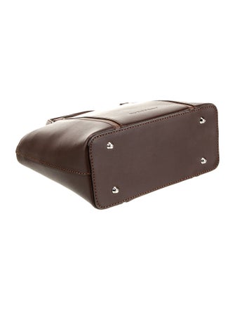 Burberry Leather Top Handle Bag