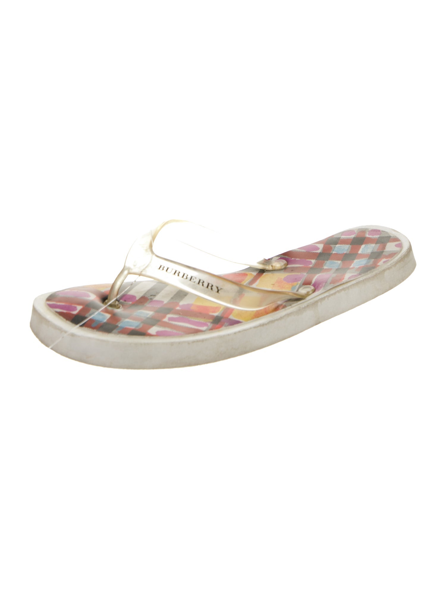 Burberry Rubber Flip Flops