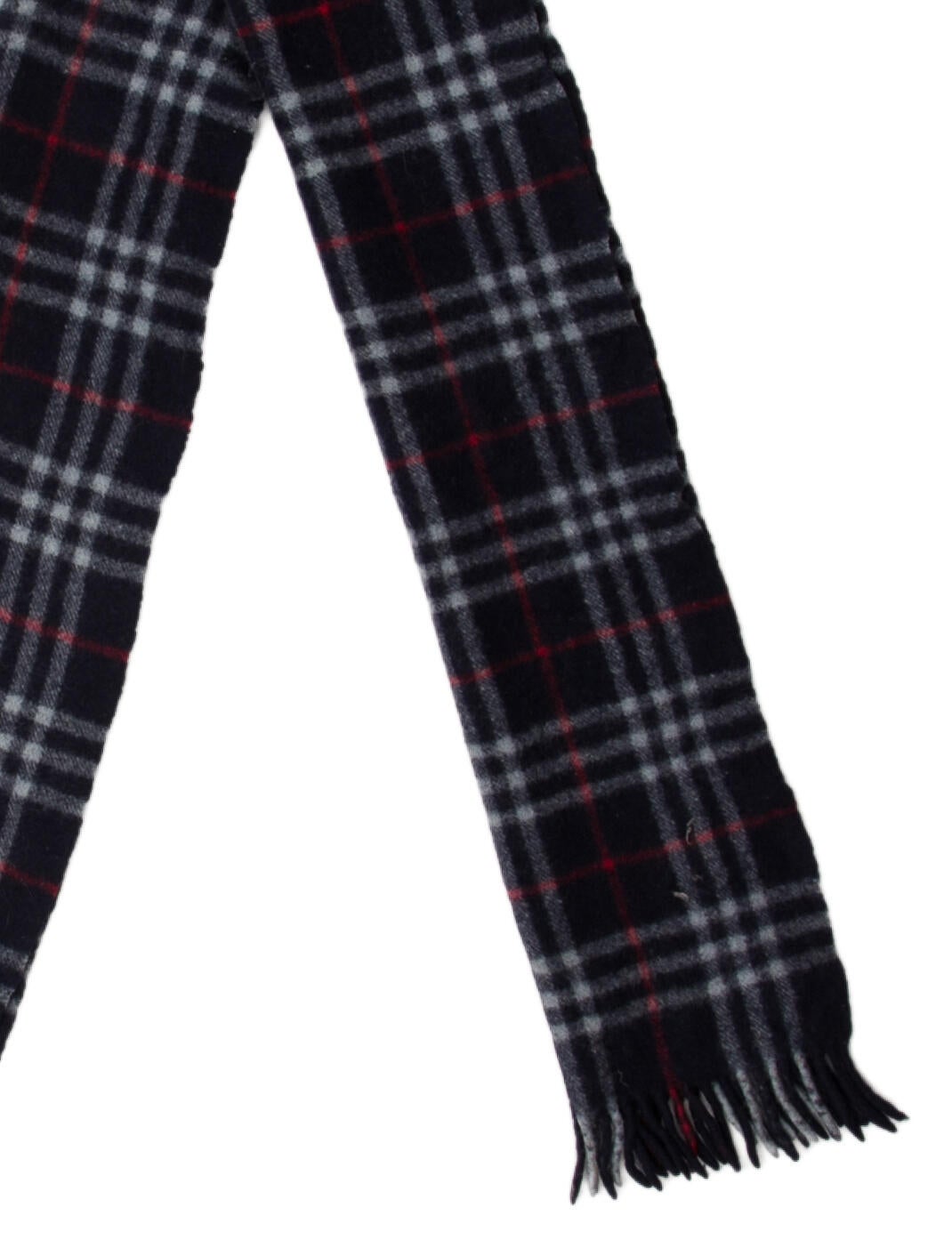 Burberry Lambswool Nova Check Pattern Scarf