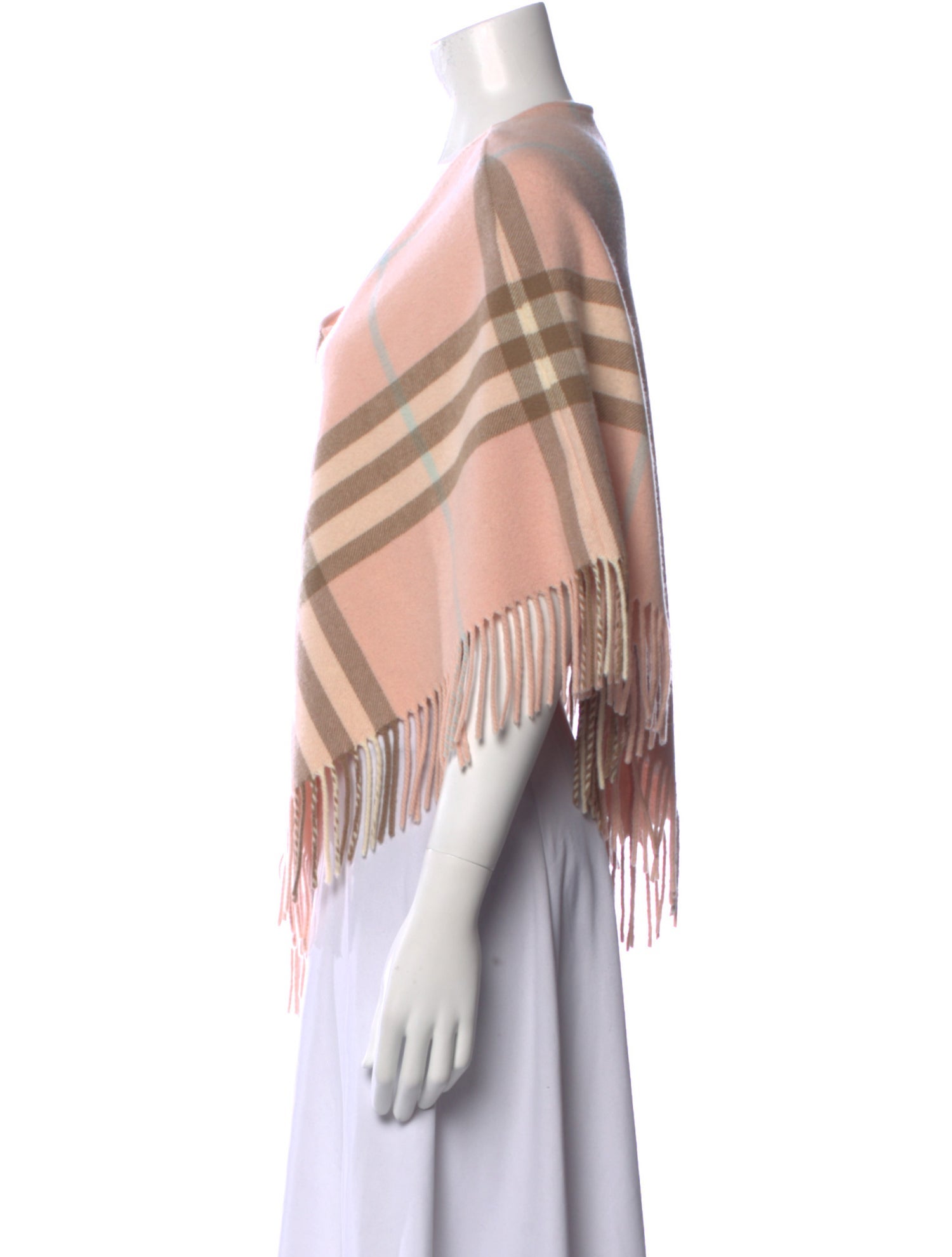 Burberry Merino Wool Plaid Print Sweater