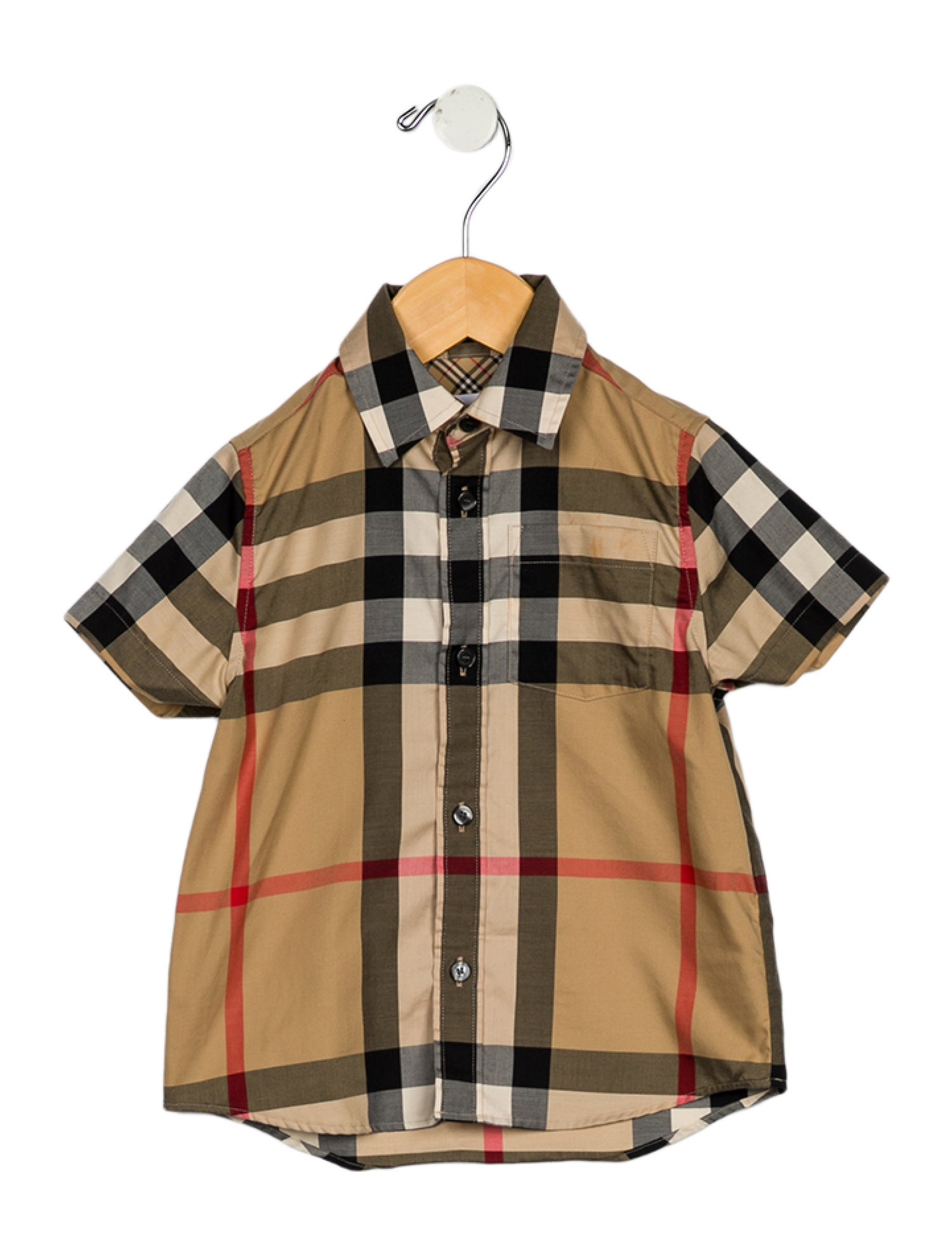 Burberry toddler boys' multicolored shirt