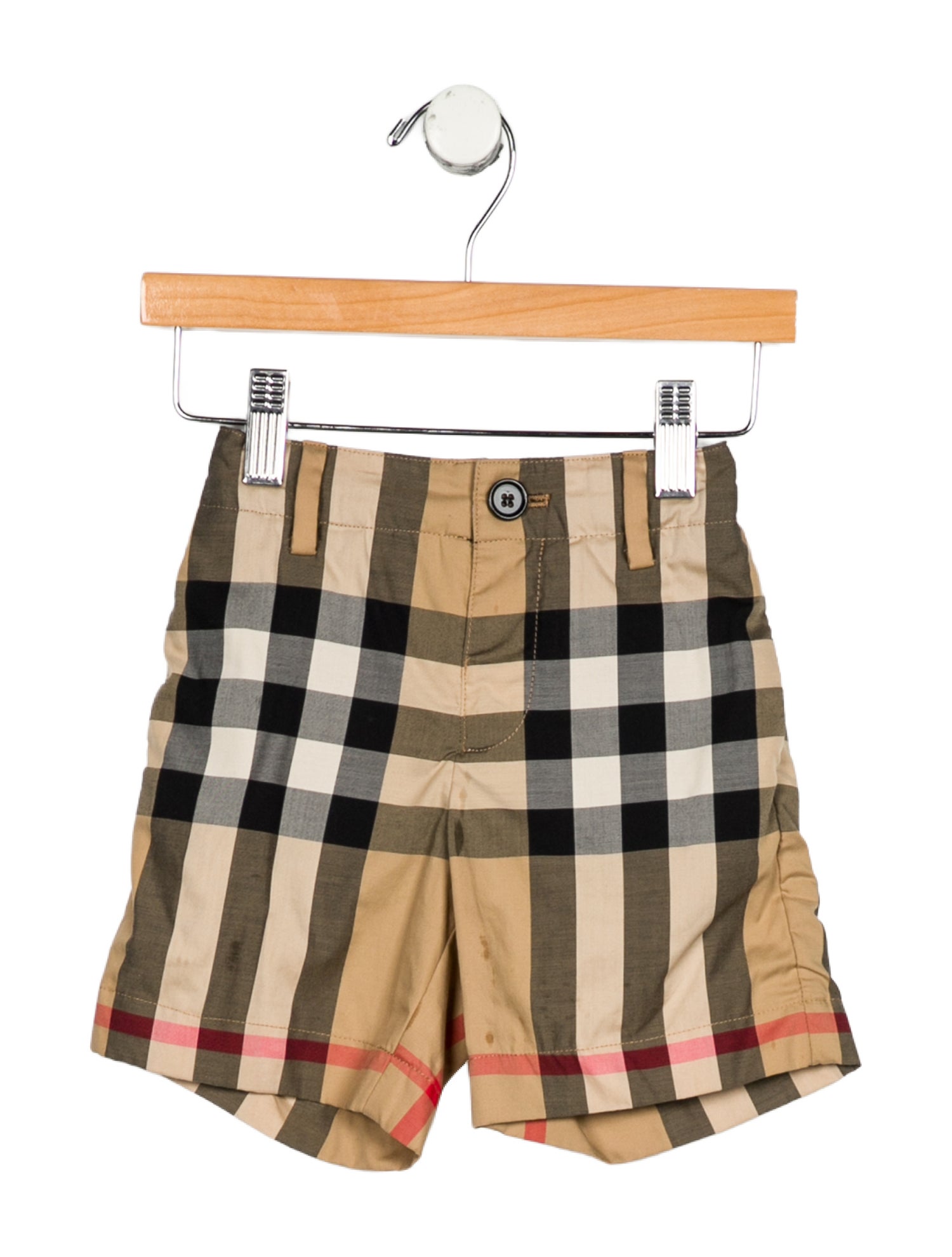 Burberry toddler boys' multicolored shorts