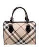 Burberry Nova Check Top Handle Bag
