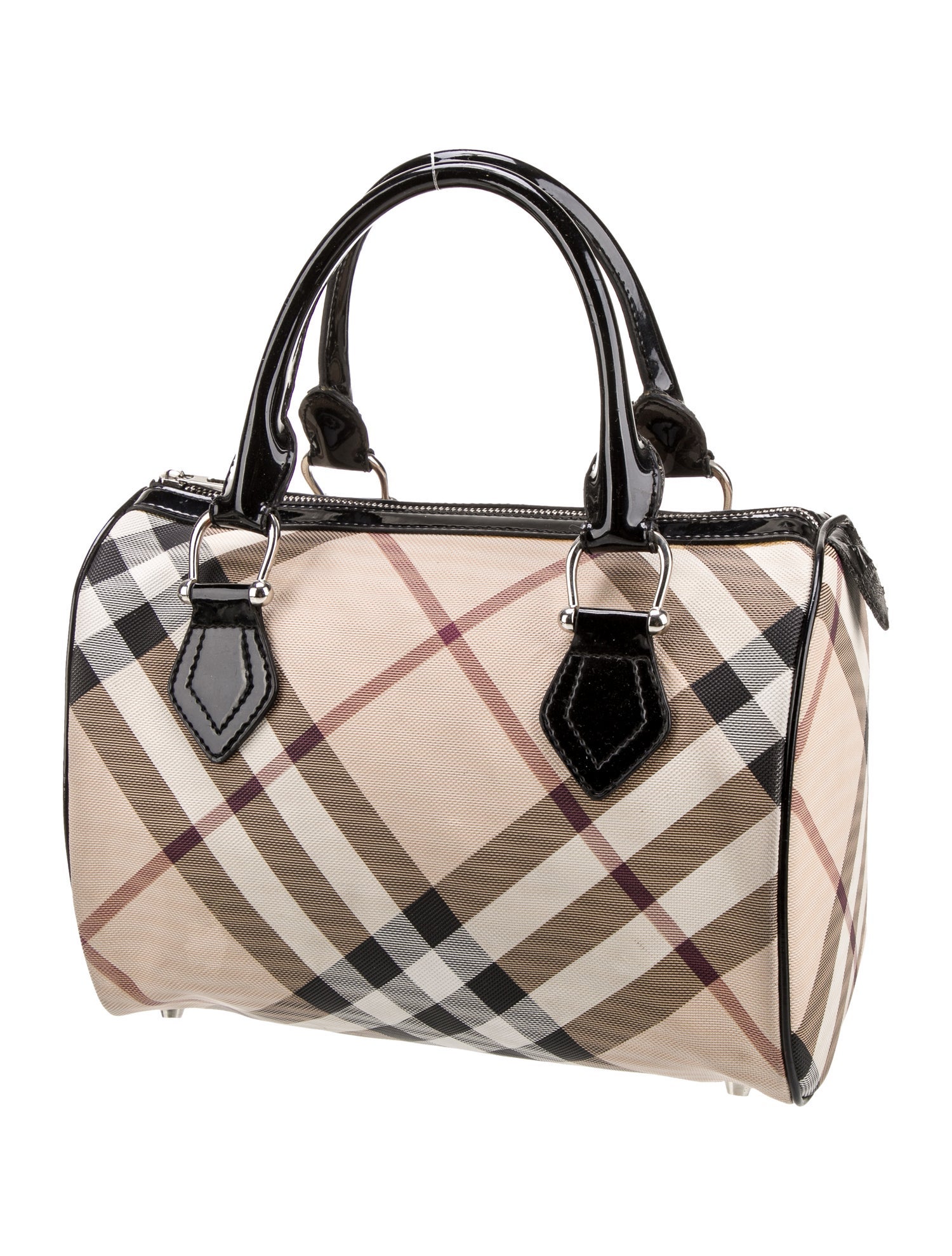 Burberry Nova Check Top Handle Bag