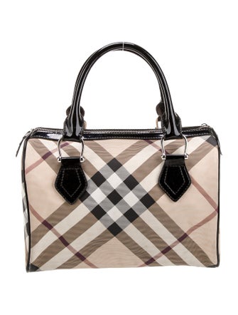 Burberry Nova Check Top Handle Bag
