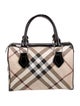 Burberry Nova Check Top Handle Bag