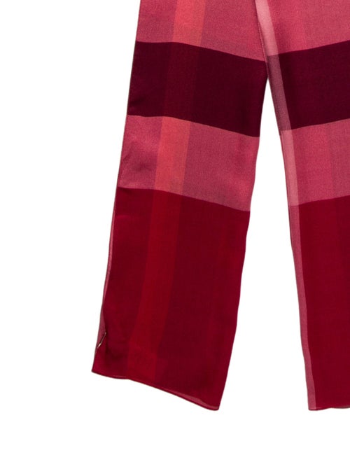 Burberry Silk Exploded Check Pattern Scarf